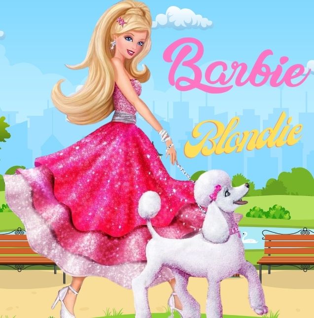 perro de barbie blanco